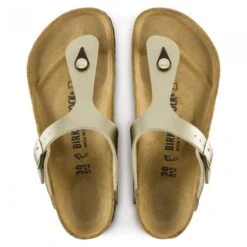 Birkenstock Women's Gizeh Birko-Flor In Gold -Birkenstock Store 1016108 top 1100x