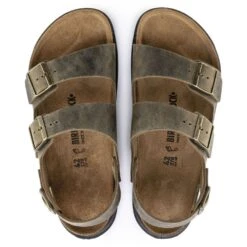 Birkenstock Men's Milano CT Oiled Leather In Faded Khaki -Birkenstock Store 1018427 510w 4 1100x