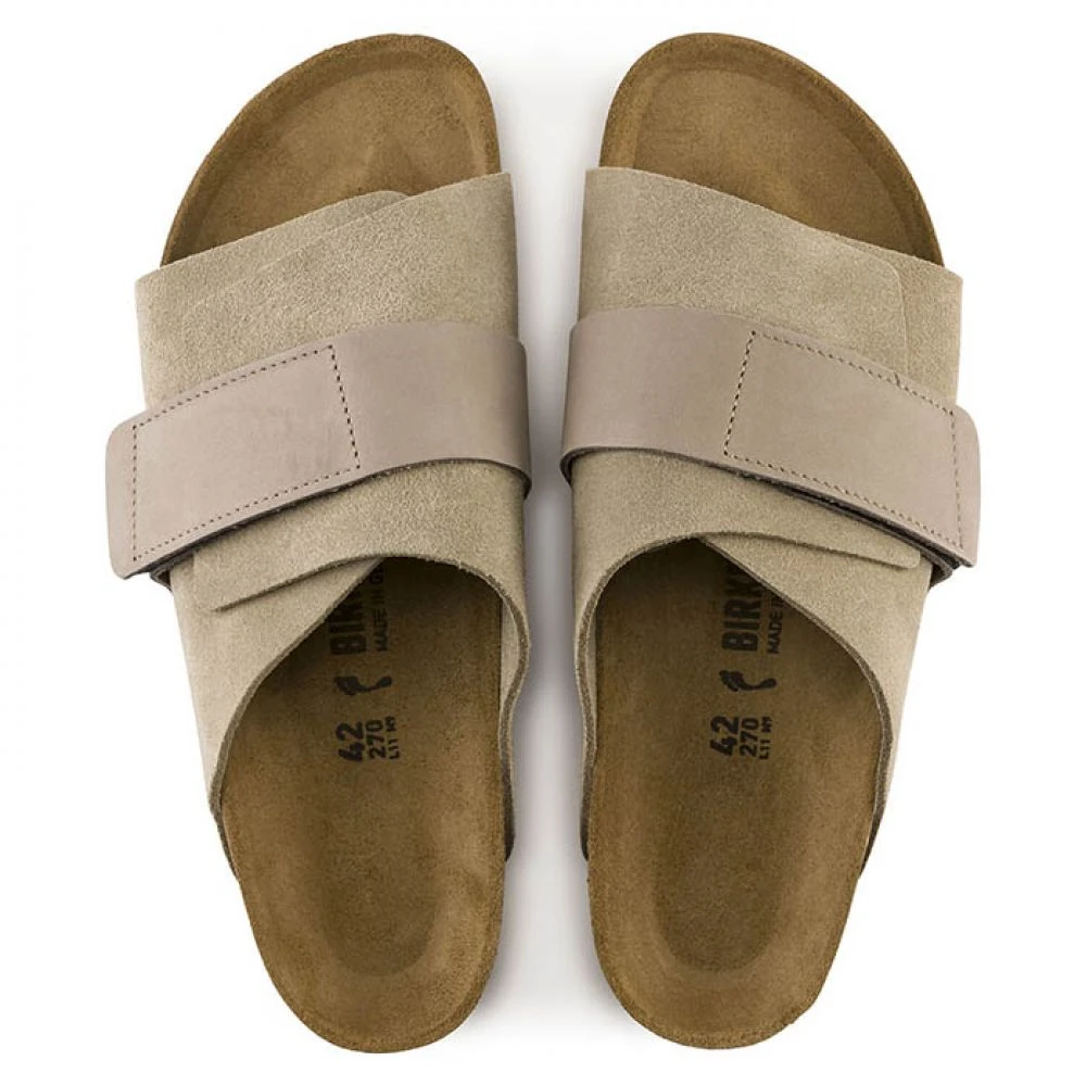 Birkenstock Men's Kyoto In Taupe 3 Birkenstock Men's Kyoto In Taupe - Image 3
