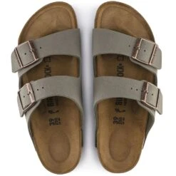 Birkenstock Arizona Birkibuc In Stone (Narrow Width) -Birkenstock Store 1 5 151213 top 1100x