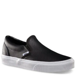 Vans Perf Leather Slip-On In Black -Birkenstock Store 2 3 2394 vans classic slip on perf leaather black 2 3 1100x