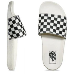 Vans Women's Slide-On In Checkerboard White/Black -Birkenstock Store 3 0 3013 vans slide checkerboard white black 3 2 1100x
