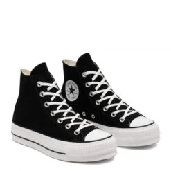 Converse Women's Chuck Taylor All Star Canvas Platform Hi In Black/White/White 9 Converse Women's Chuck Taylor All Star Canvas Platform Hi In Black/White/White -Birkenstock Store 560845c d 08x1 2 1100x