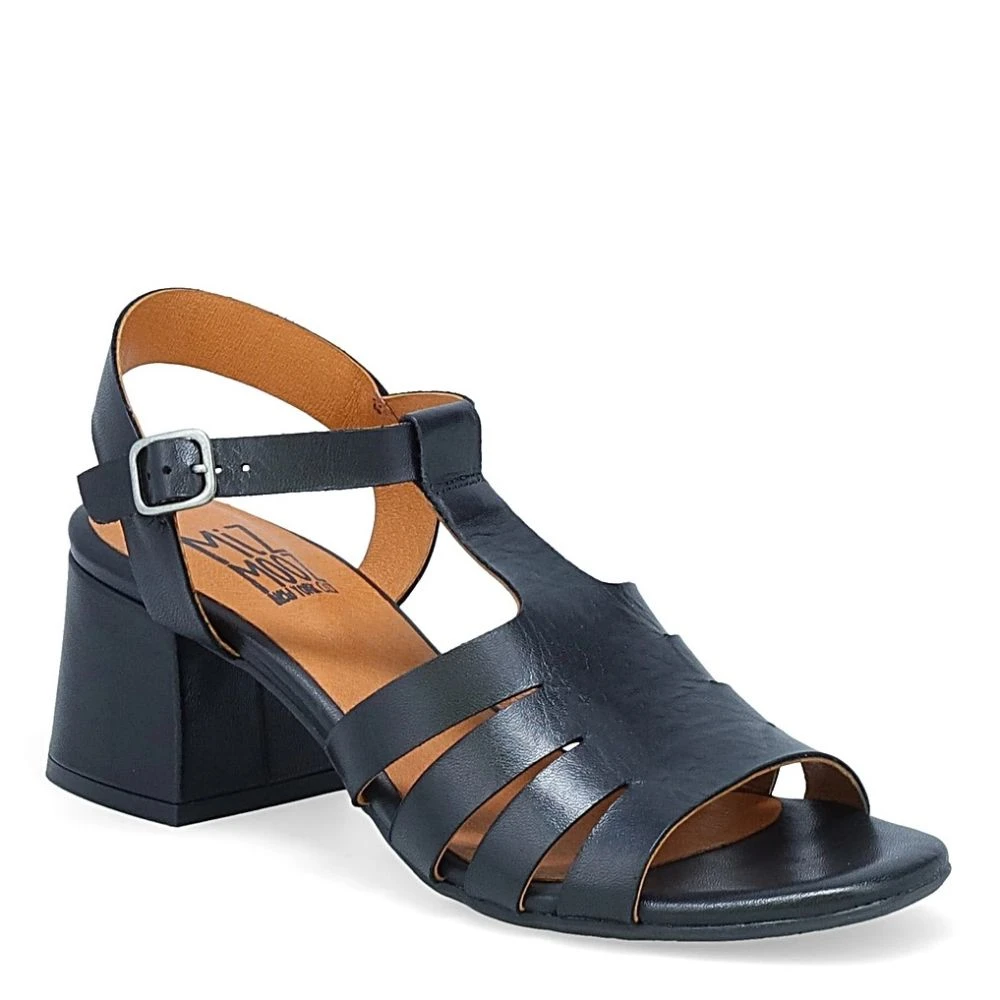 Miz Mooz Women's Boardwalk Heeled Sandal In Black 2 Miz Mooz Women's Boardwalk Heeled Sandal In Black - Image 2