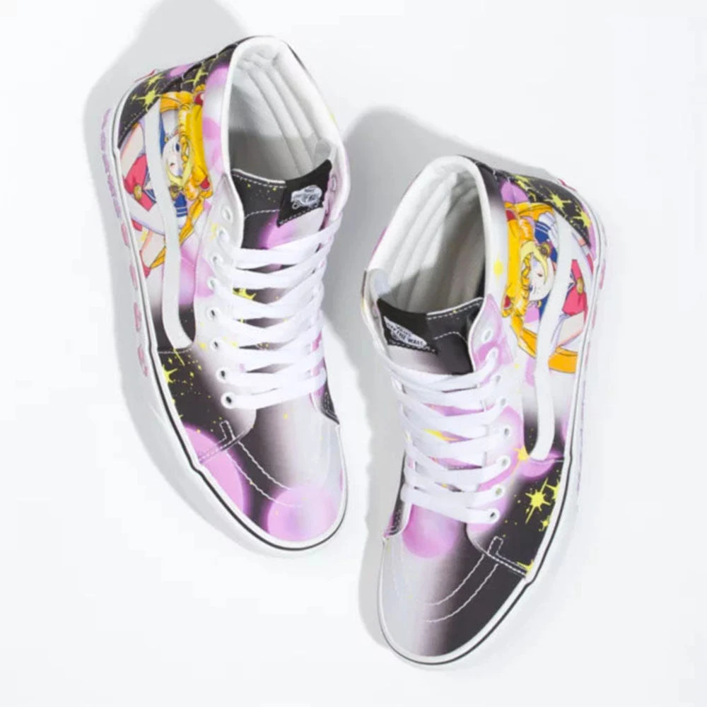 Vans X Pretty Guardian Sailor Moon Sk8-Hi In Black/Pink 4 Vans X Pretty Guardian Sailor Moon Sk8-Hi In Black/Pink - Image 4