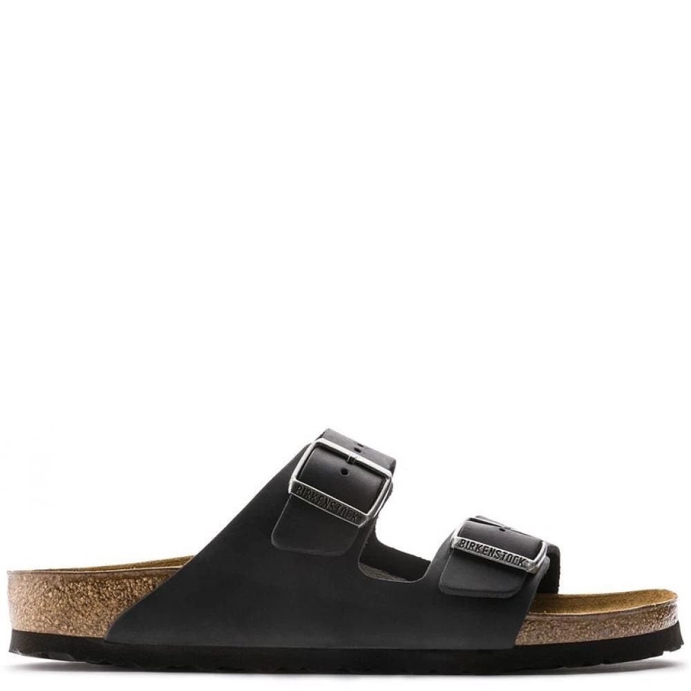 Birkenstock Arizona Oiled Leather In Black 1 Birkenstock Arizona Oiled Leather In Black