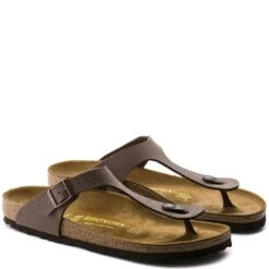 Birkenstock Gizeh Birko-Flor Nubuck In Mocha 6 Birkenstock Gizeh Birko-Flor Nubuck In Mocha -Birkenstock Store b i birkenstock gizeh birko flor nubuck 3 1100x