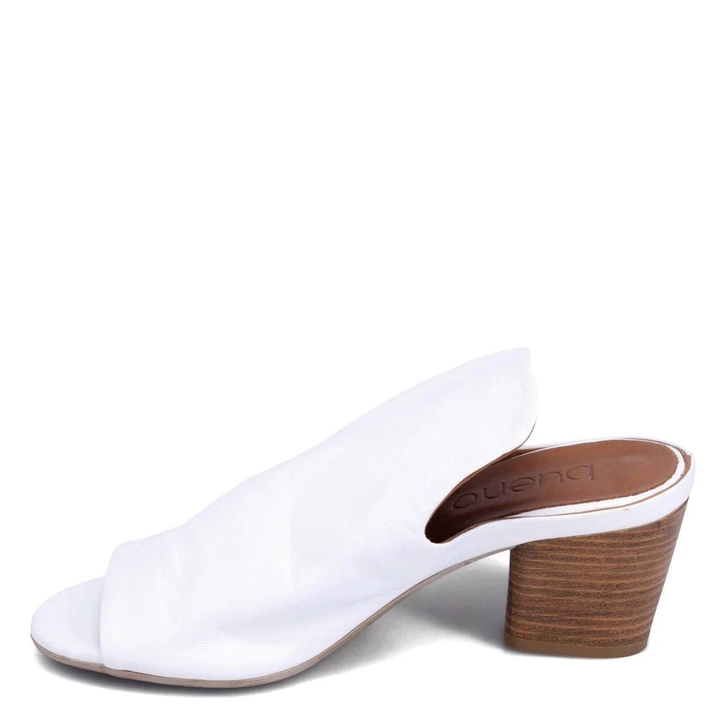 Bueno Women's Cara Heeled Sandal In White 2 Bueno Women's Cara Heeled Sandal In White - Image 2