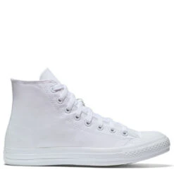 Converse Chuck Taylor All Star Mono Canvas High Top In White Monochrome