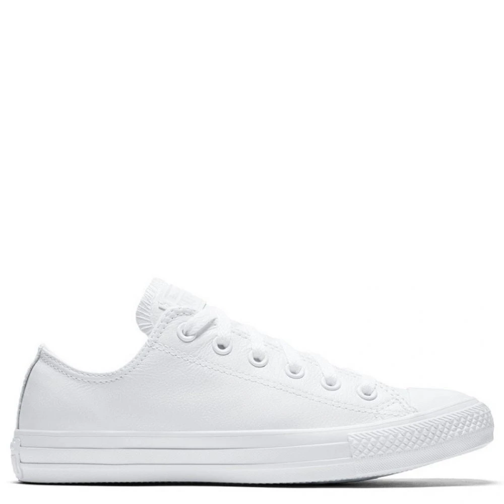 Converse Chuck Taylor All Star Mono Leather Low Top In White Monochrome 1 Converse Chuck Taylor All Star Mono Leather Low Top In White Monochrome
