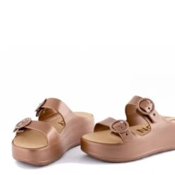 Lemon Jelly Women's Gaia Platform Slides In Brown 6 Lemon Jelly Women's Gaia Platform Slides In Brown -Birkenstock Store gaia 08 04 1100x