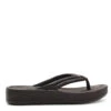 Lemon Jelly Women's Mare Flip Flips In Black