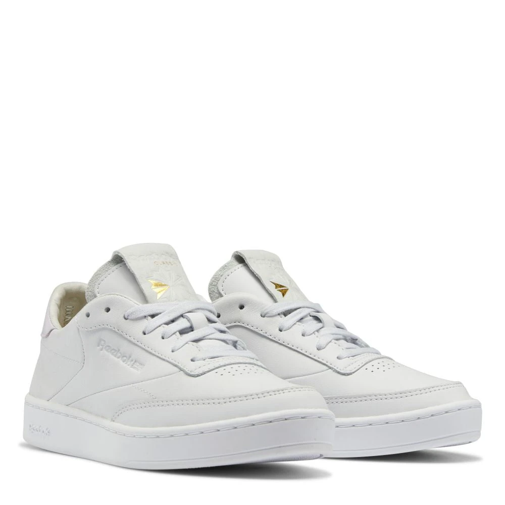 Reebok Women's Club C Clean In Cold Grey/Ftwr White/Quartz Glow 2 Reebok Women's Club C Clean In Cold Grey/Ftwr White/Quartz Glow - Image 2
