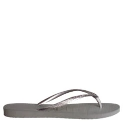 Havaianas Women's Slim Flip Flop In Steel Grey -Birkenstock Store s l slimsilver 3 1100x