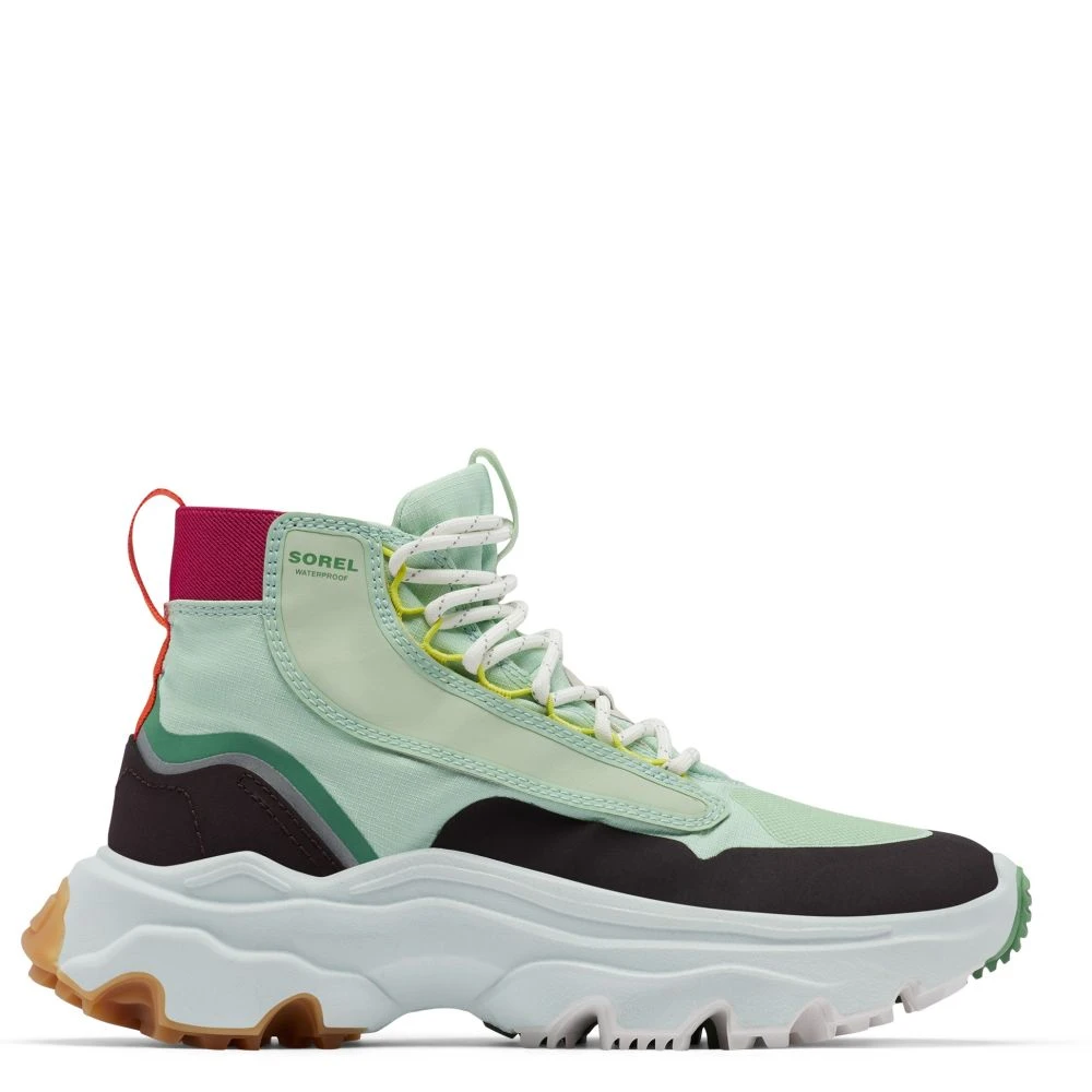Sorel Women's Kinetic Breakthru Venture Mid Boot In Sea Sprite/New Cinder 1 Sorel Women's Kinetic Breakthru Venture Mid Boot In Sea Sprite/New Cinder