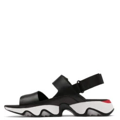 Sorel Women's Kinetic Impact II Sling Low Sandal In Black/Sea Salt -Birkenstock Store so 2039991010 2133 3 1100x