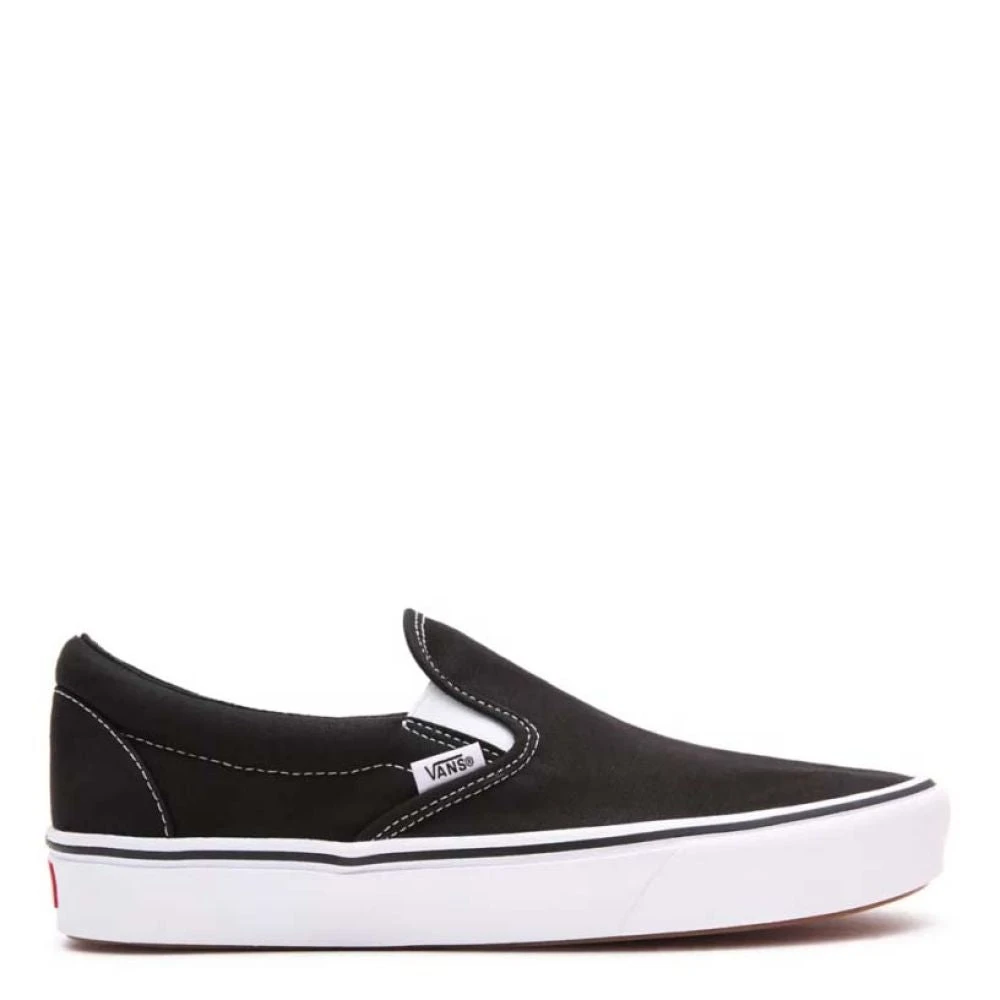Vans ComfyCush Slip-On In Black/True White 1 Vans ComfyCush Slip-On In Black/True White